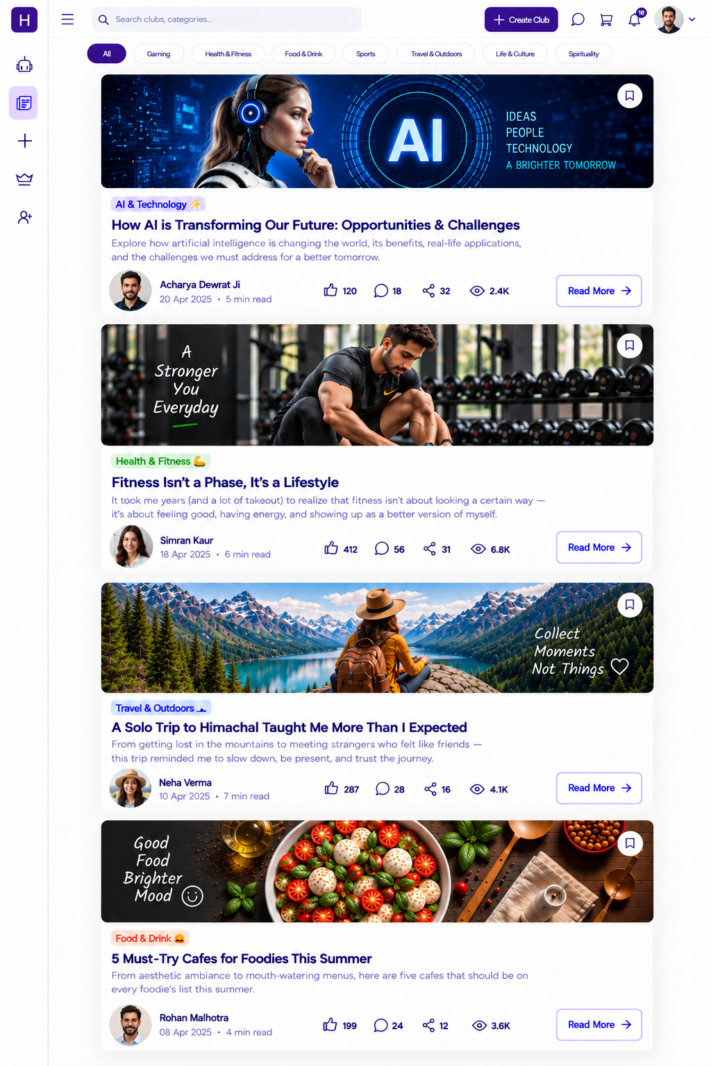 Feeds Screenshot